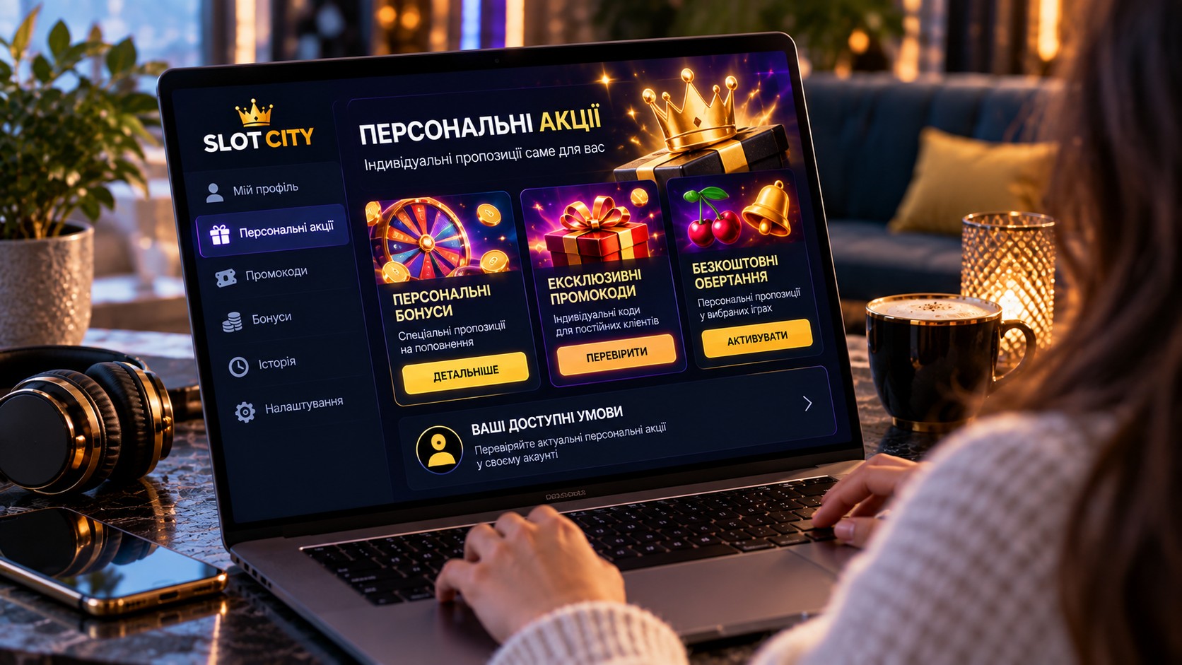 Промокод Слот Сіті та персональні акції: як знайти пропозицію для свого акаунта